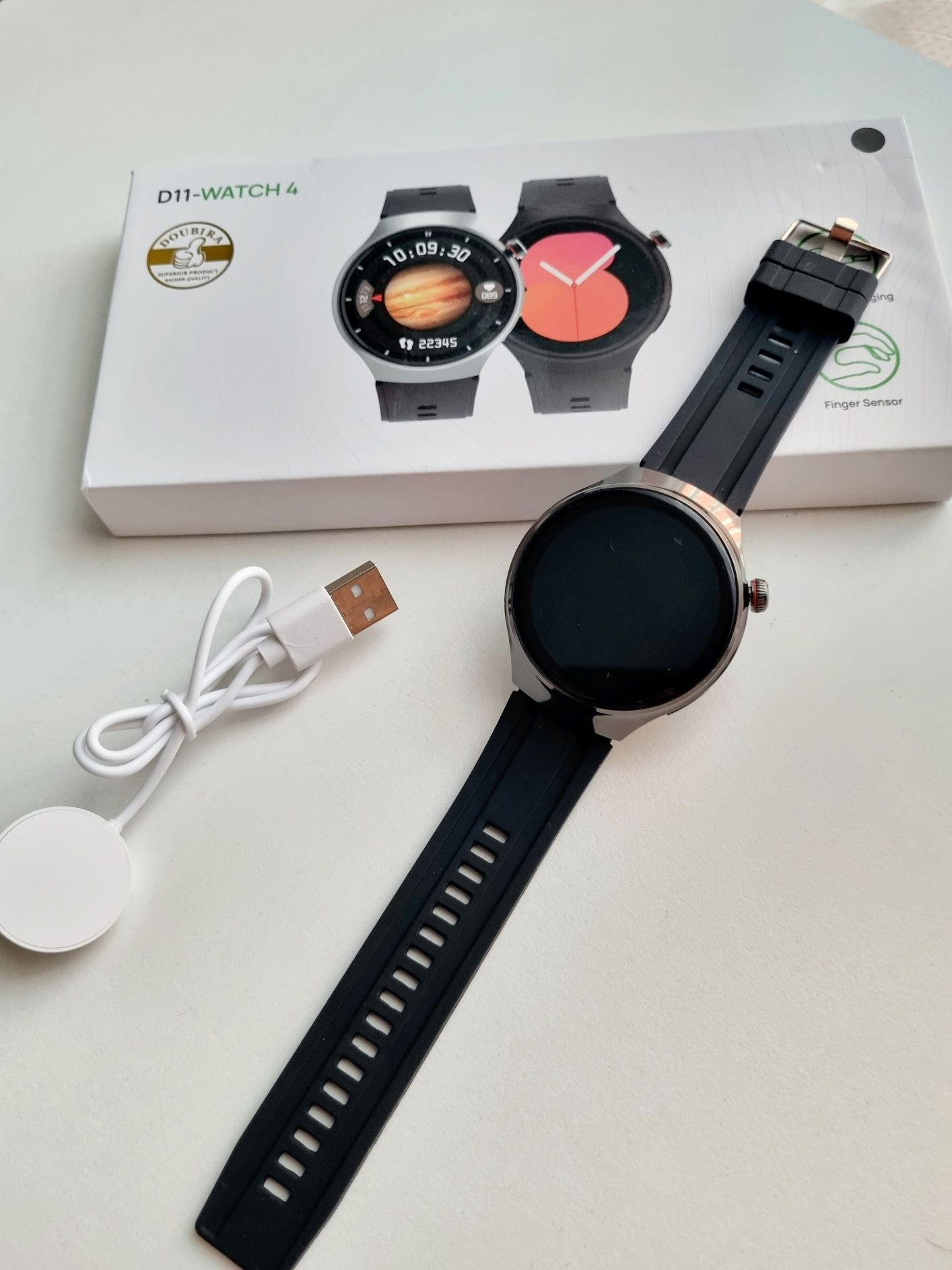 Smartwatch GT4 z ładowarką