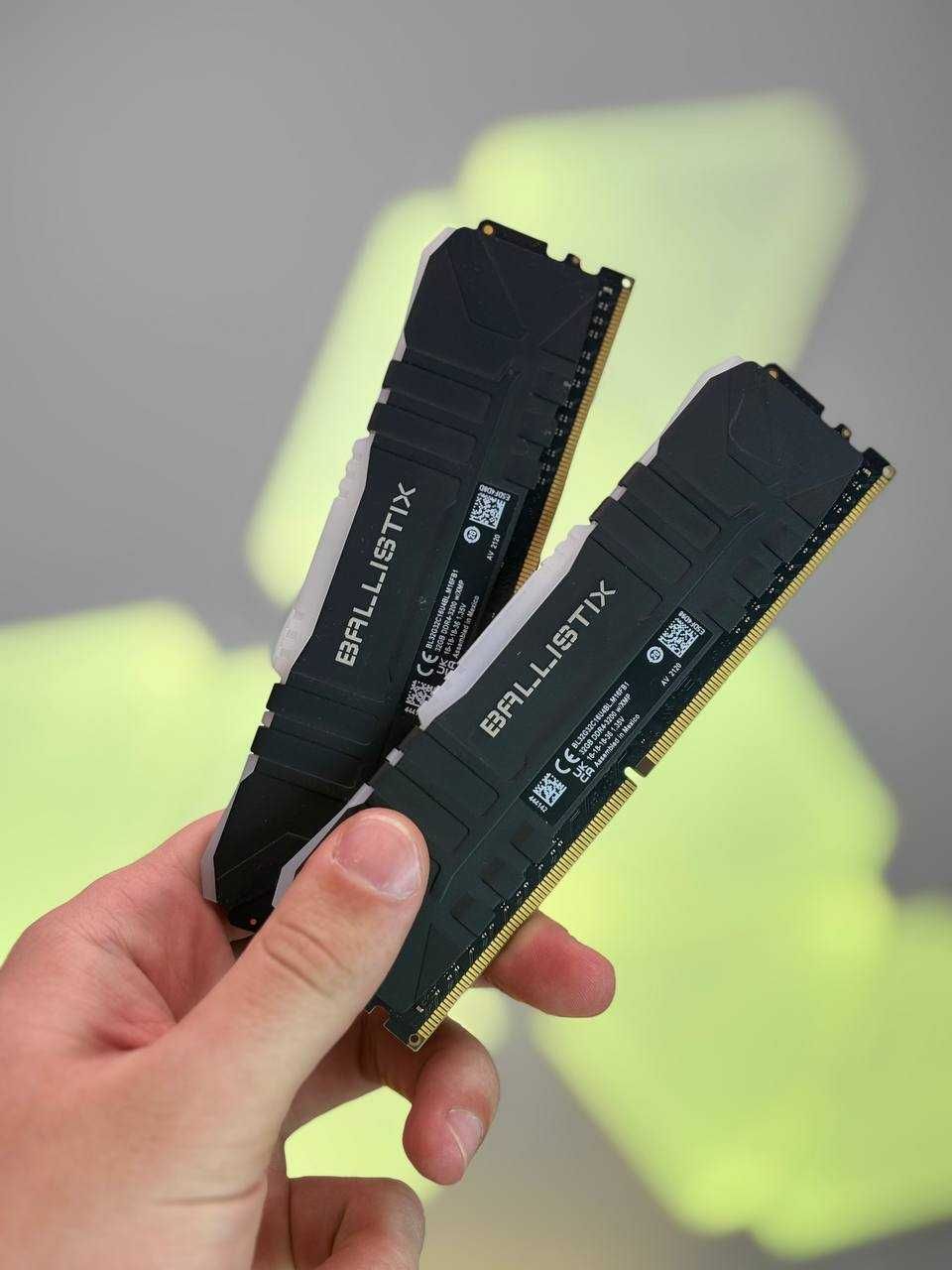 Модуль пам'яті Crucial DDR4 64Gb (2x32) Ballistix Black RGB 3200Mhz