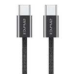 Awei Kabel Cl-219T Usb-C Na Usb-C60W Czarny/Black Iphone 15