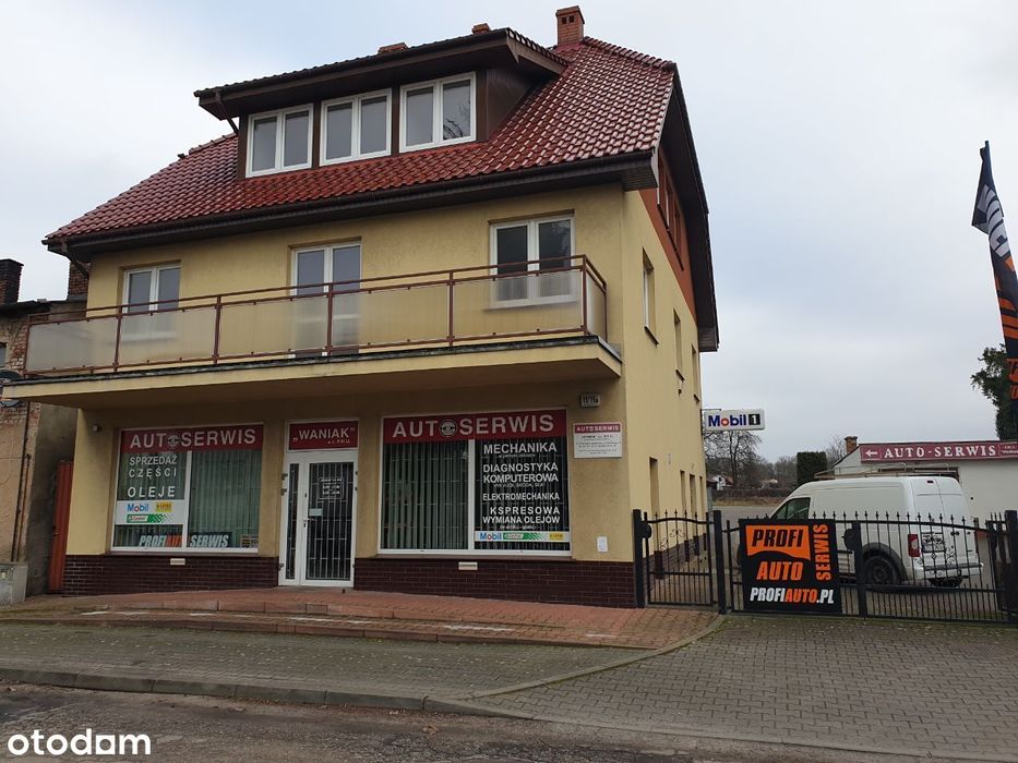 Warsztat samochodowy z mieszkaniem