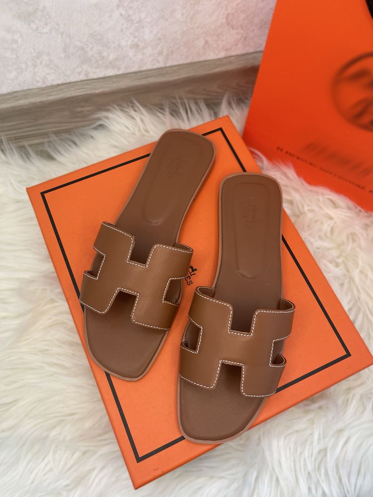 Шльопанці HermeS, тапки Ерме