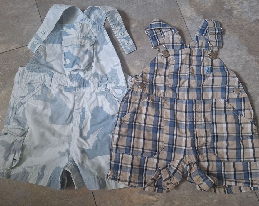 Krótkie spodenki zestaw r. 62-68