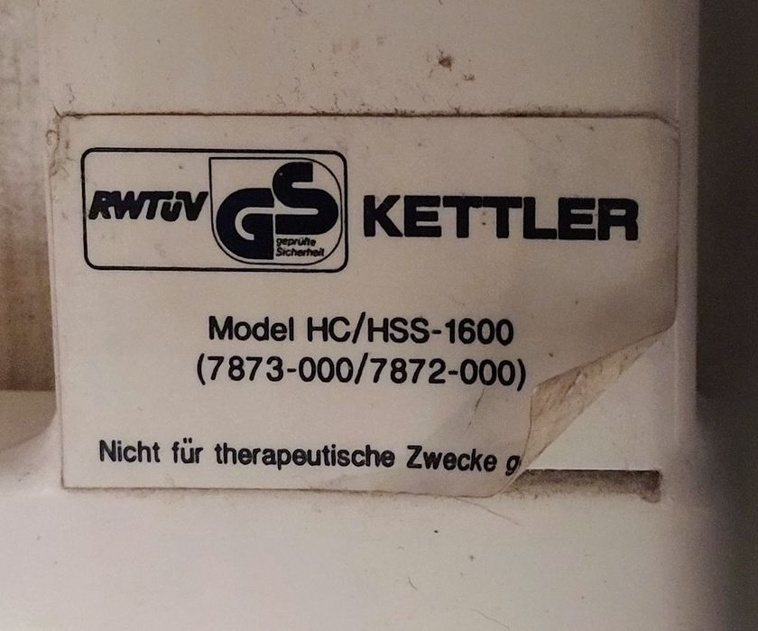 Гидравлический тренажёр Kettler Model HC/HSS-1600