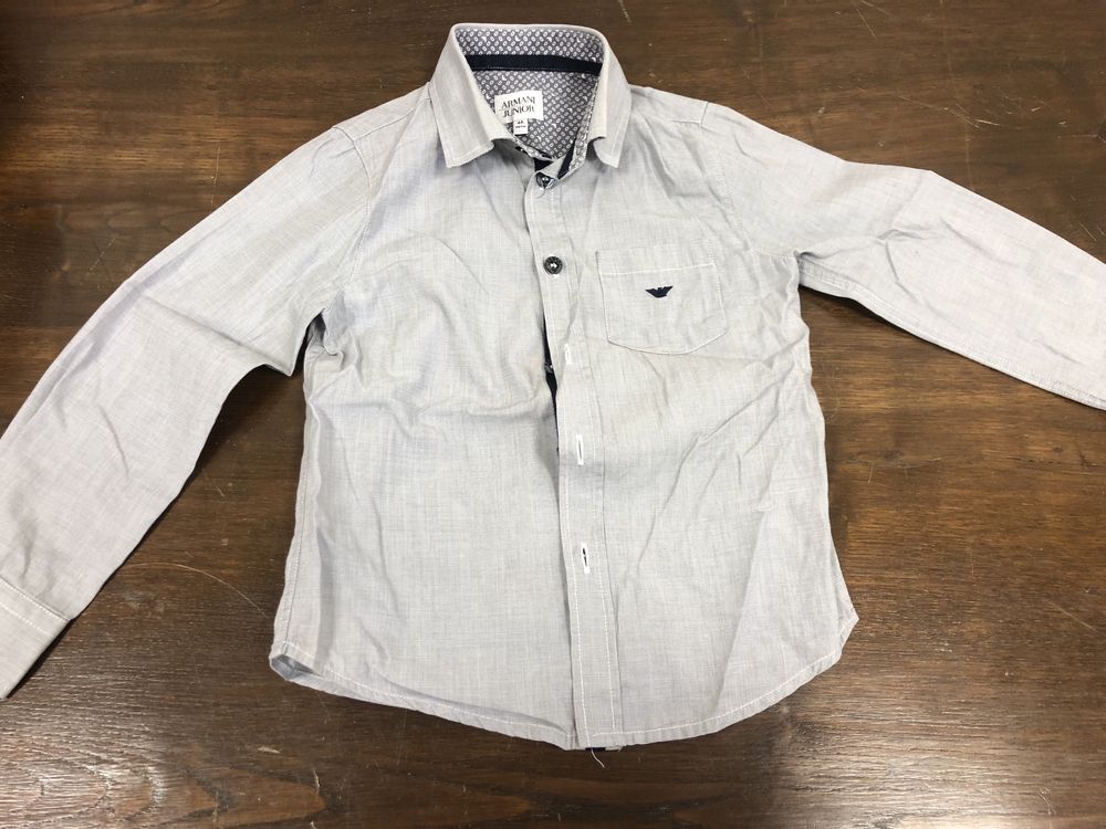 Camisa Armani Júnior 4 anos e Gant 3 anos