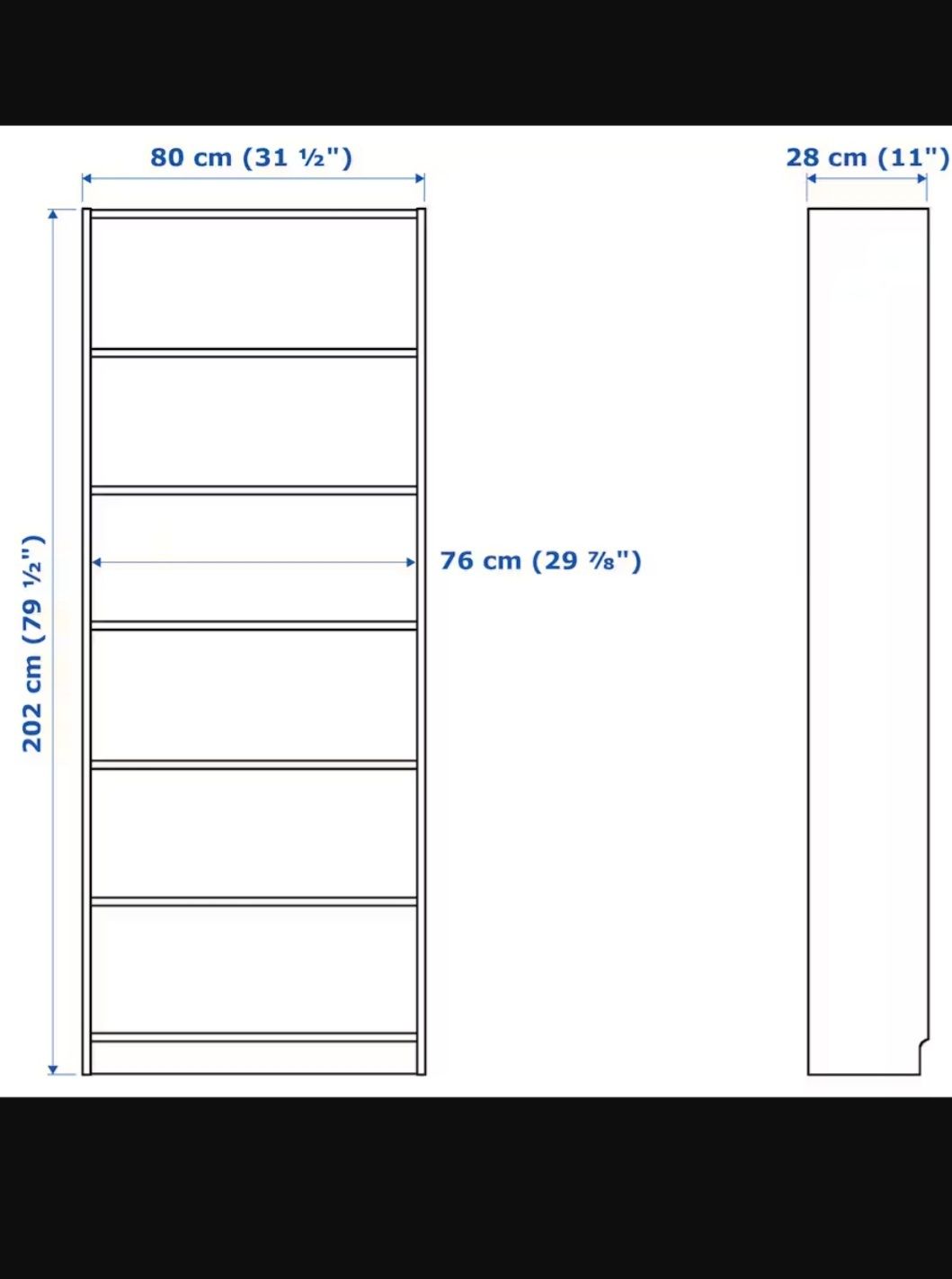 Estante ikea branco billy