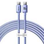 Kabel Usb-C Do Usb-C Baseus Crystal Shine, 100W, 2M (Fioletowy)