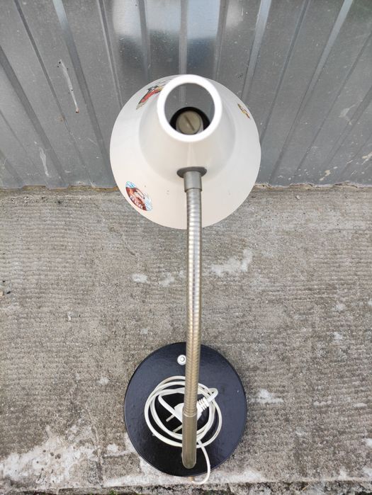 Stara lampa lampka biurkowa biurowa vintage retro art deco PRL DDR