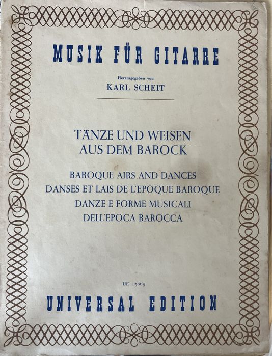 Partituras para guitarra classica