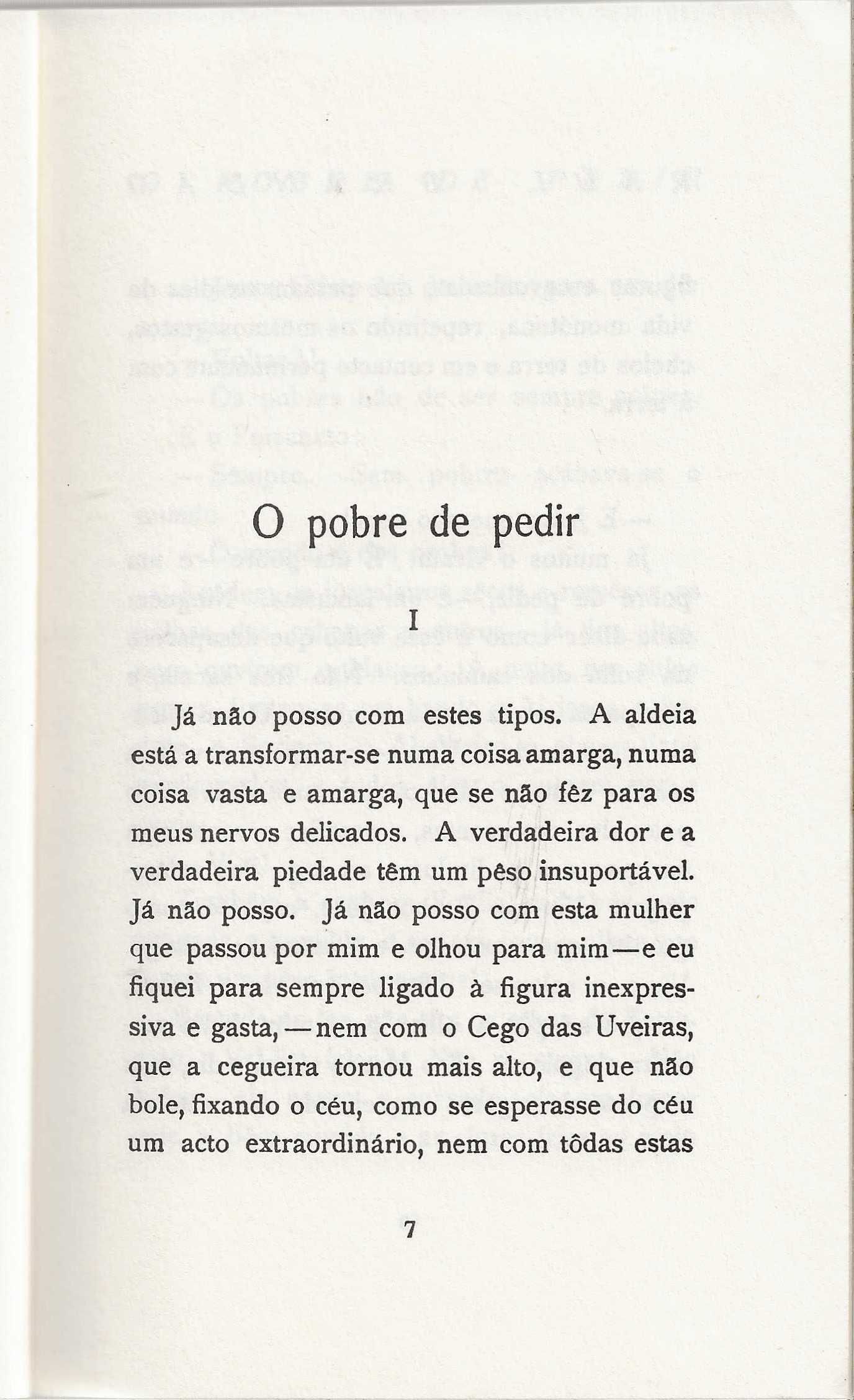O Pobre De Pedir – Edição fac-símile de 1931
