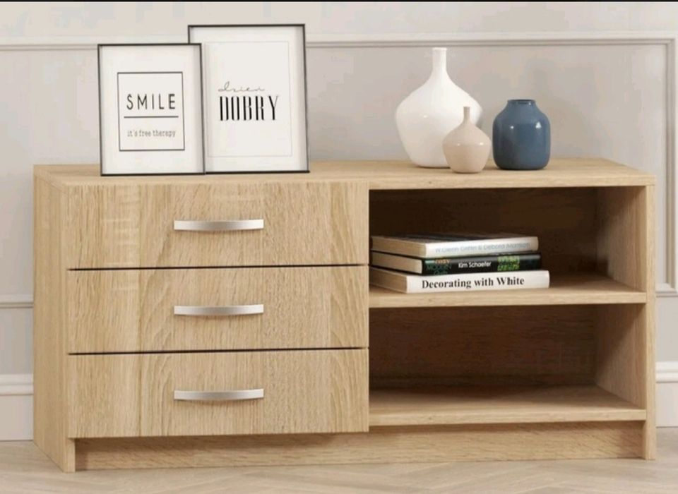 Nowa komoda 3 szuflady/Półka