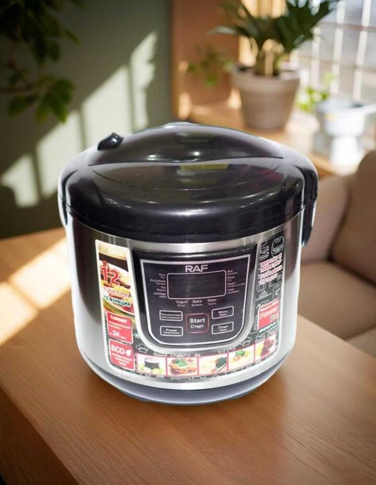 Мультиварка 6 літрів з антипригарним покриттям 12 програм