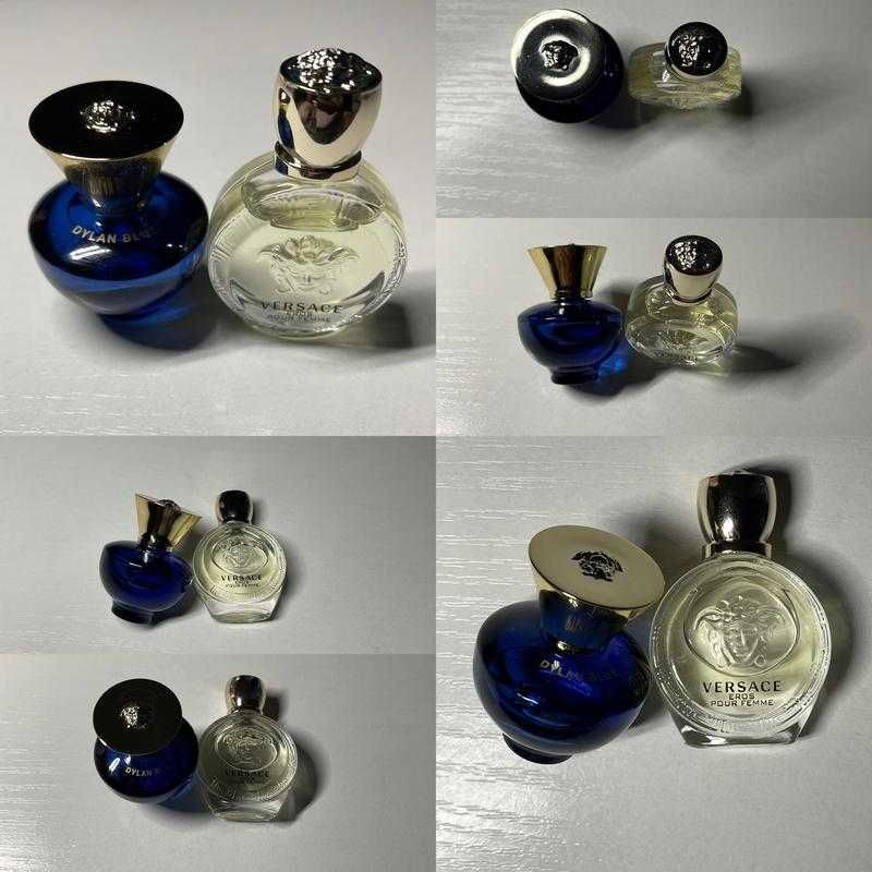 Versace pour femme dylan blue + eros pour femme мініатюри по 5мл