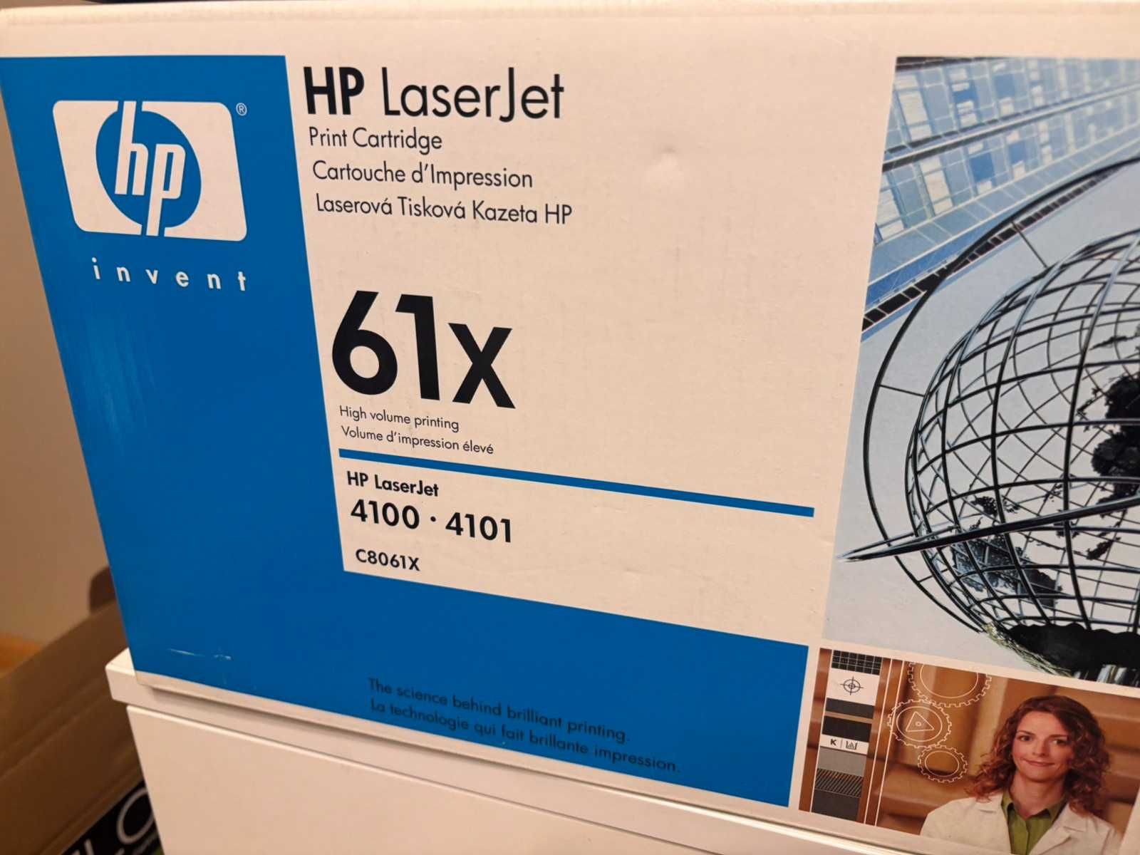 Чорний тонер картридж HP 61X C8061X LaserJet 4100