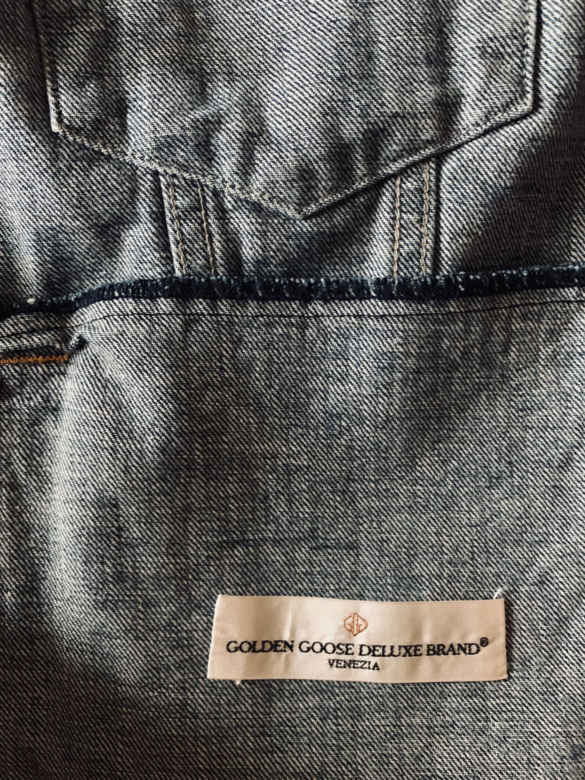 Джинсова куртка італійського бренду Golden Goose Deluxe Brand
