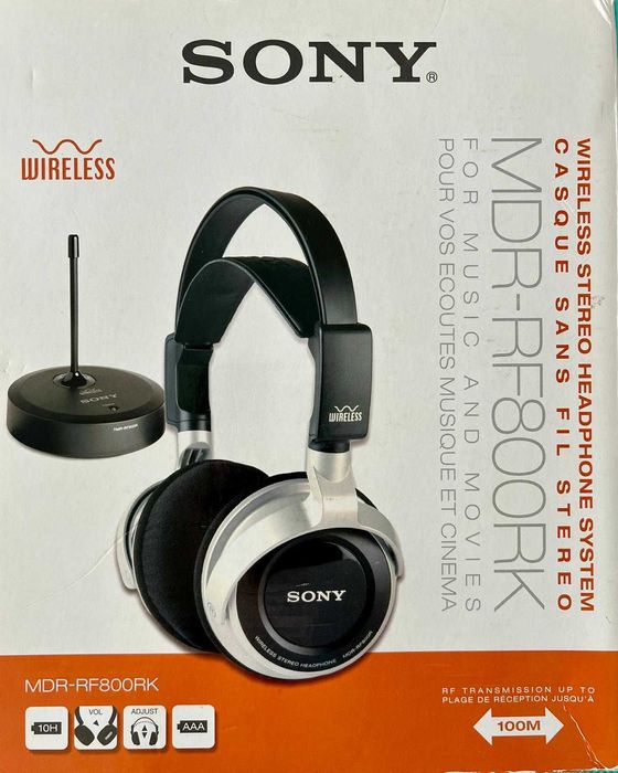 Auscultadores Fones de Ouvido sem fios Sony MDR-RF800RK