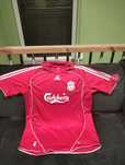 Koszulka Adidas Carlsberg Liverpool 2006 roki że mi