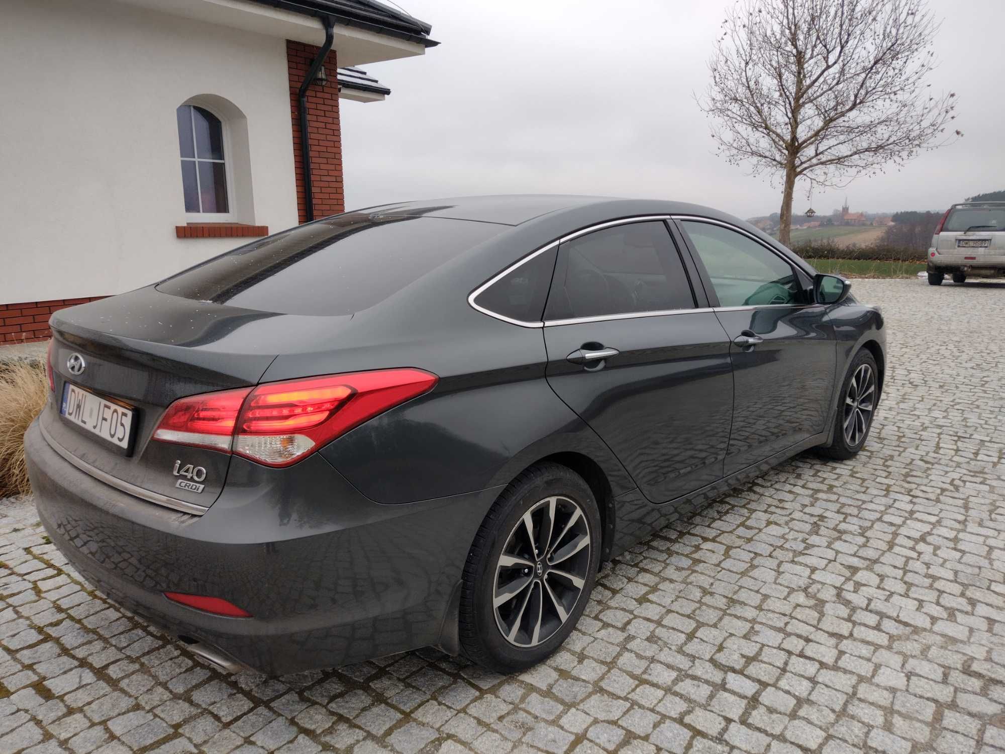 Hyundai I40 Business DCT, I właściciel, serwisowany Jaremko Wrocław