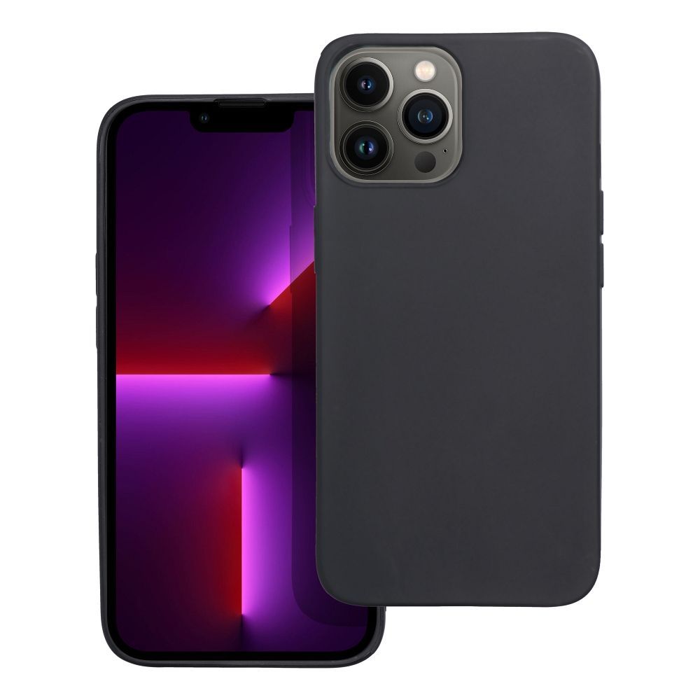 Etui Case Plecki Matt Do Iphone 13 Pro Max Czarny + Szkło 9H