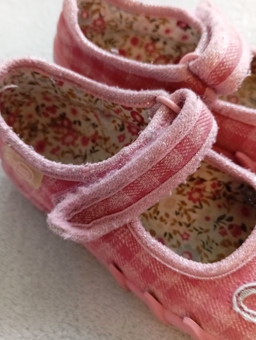 Kapcie Befado różowe