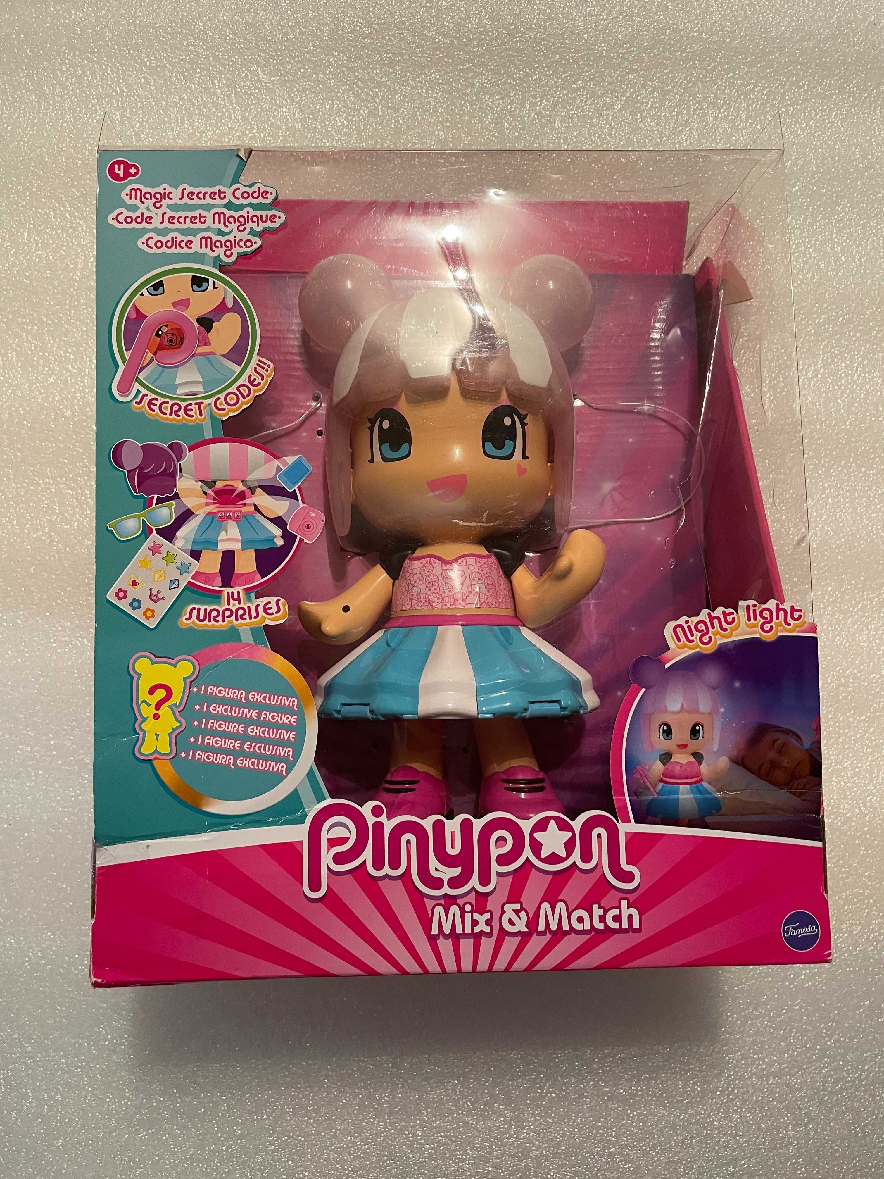 Pinypon Lampka Nocna w kształcie Lalki 30 cm, z sekretnymi schowkami
