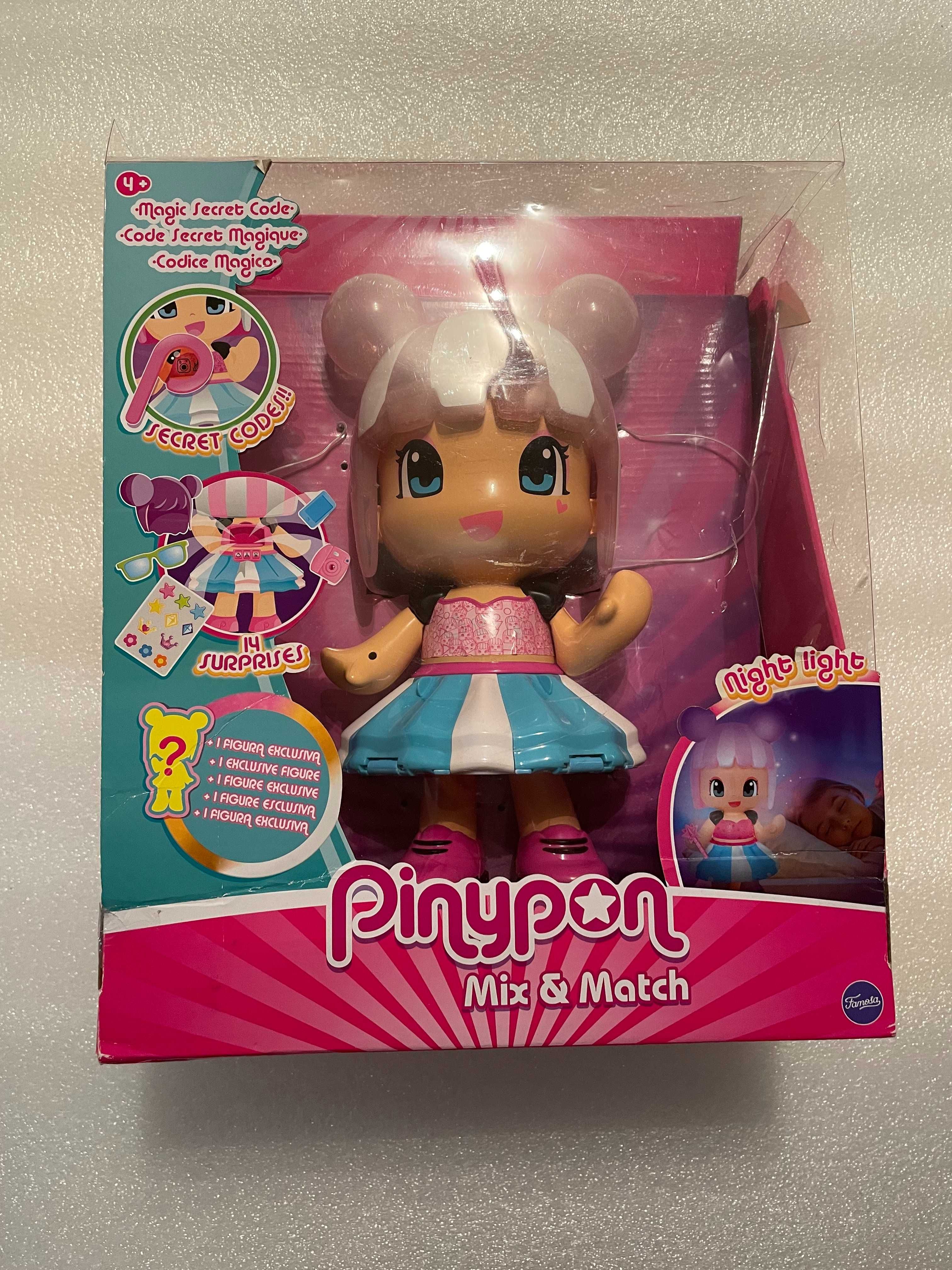 Pinypon Lampka Magic Secret Code duża figurka 30 cm + złota laleczka