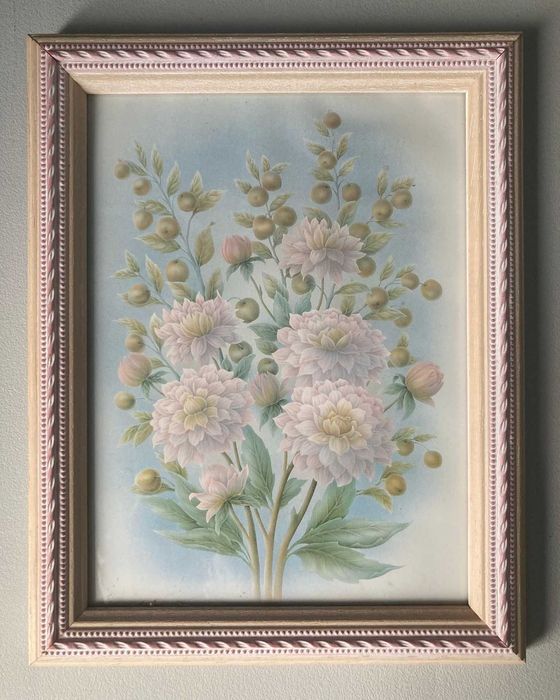 Quadro com Imagem de Flores (~23.5 x 18.5cm)