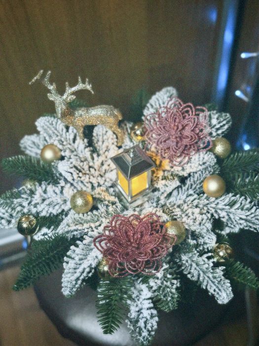 МИТТЄВО ВІДПОВІДАЮ! Новорічні композиції. Новорічний декор.