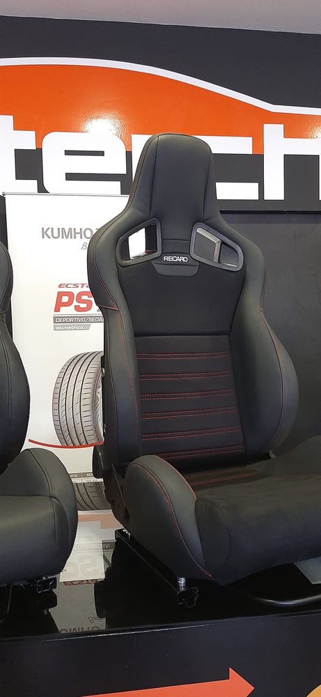 Baquetes Tipo Recaro CS pele / alcantara