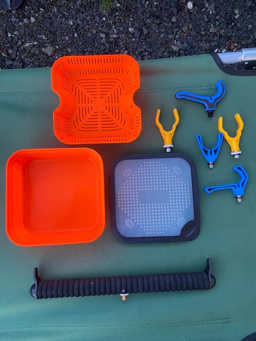 Zestaw method feeder wedkarstwo podpórki pojemnik itd