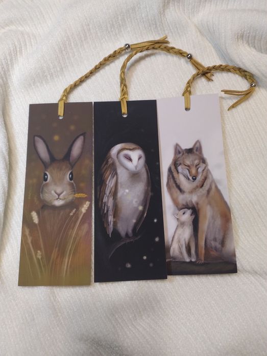 Zestaw 3 zakładek do książek