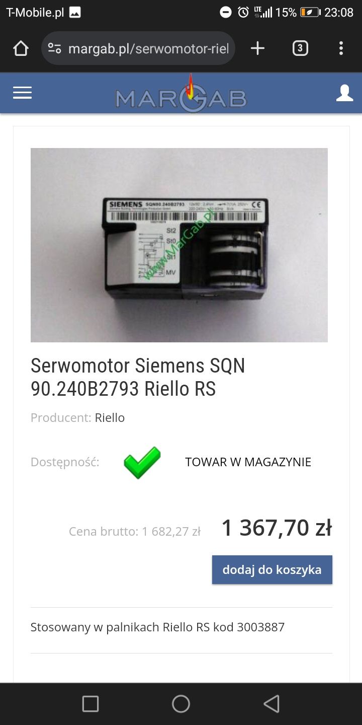 Serwomotor Siemens polecam