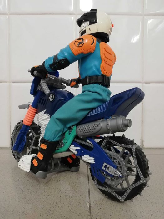 Action Man Polar Mission, boneco e mota, pouco uso, imperdível