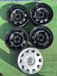 Диски+Ковпаки (5/100 R14 (J6 ET 38) Volkswagen Залізні