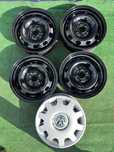 Диски+Ковпаки (5/100 R14 (J6 ET 38) Volkswagen Залізні