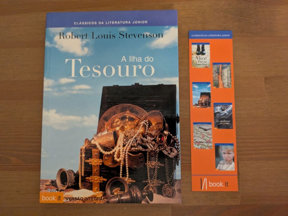 L " A Ilha do Tesouro " Robert Louis Stevenson (Como Novo)