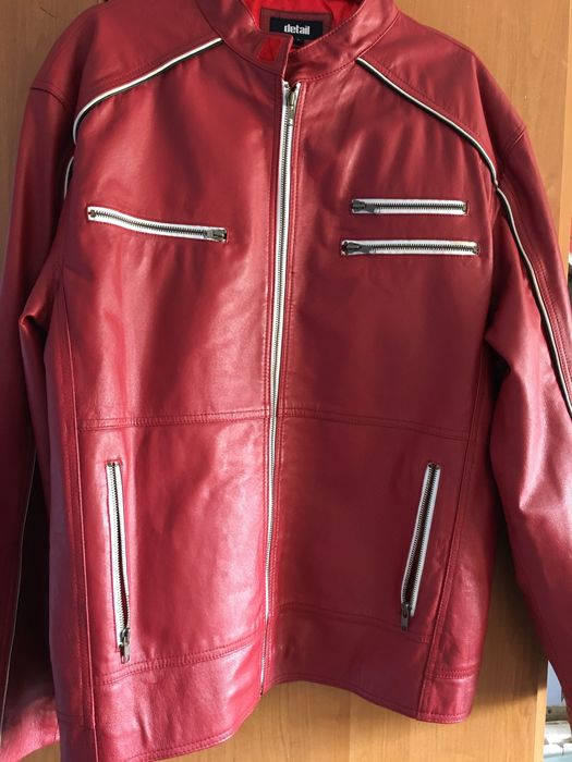 Skora meska firmy detail rozmiar L bordowa