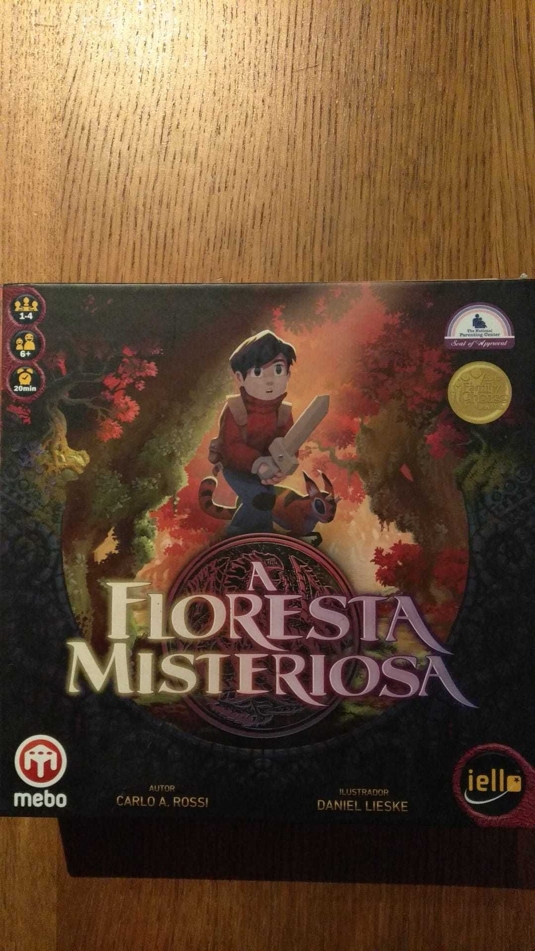 A Floresta Misteriosa jogo de tabuleiro