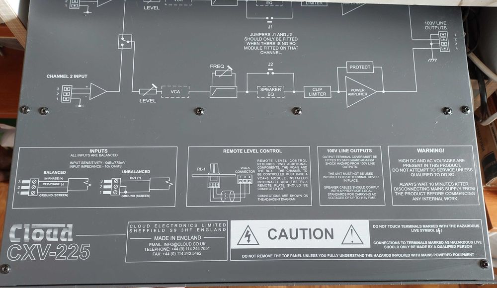 Трансляционный усилит Cloud Electronics CXV-225+2клонки Bose+сабвуфер
