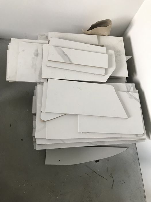 Płytki pozostałości model pune blanco mat wzór marmurek 60x120