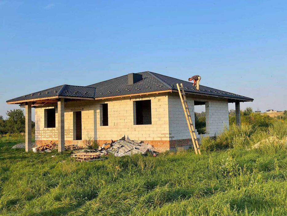 Дах з нуля ПІД КЛЮЧ Будівництво криші, Монтаж Зведення криші, Покрівля