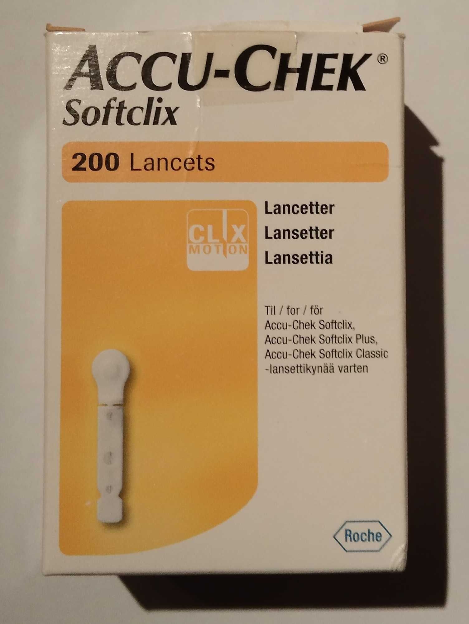 Nowe lancety Accu Check Softclix 200 sztuk