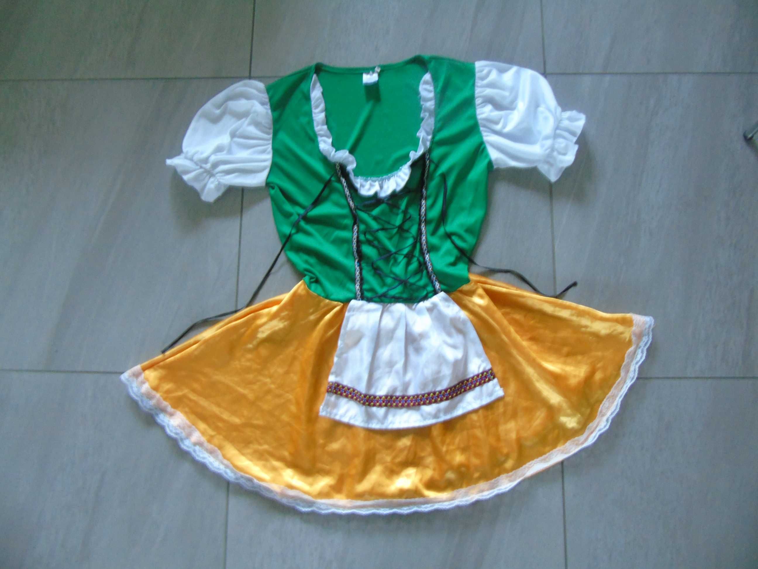 strój bawarski sukienka na Oktoberfest  L dla dorosłych