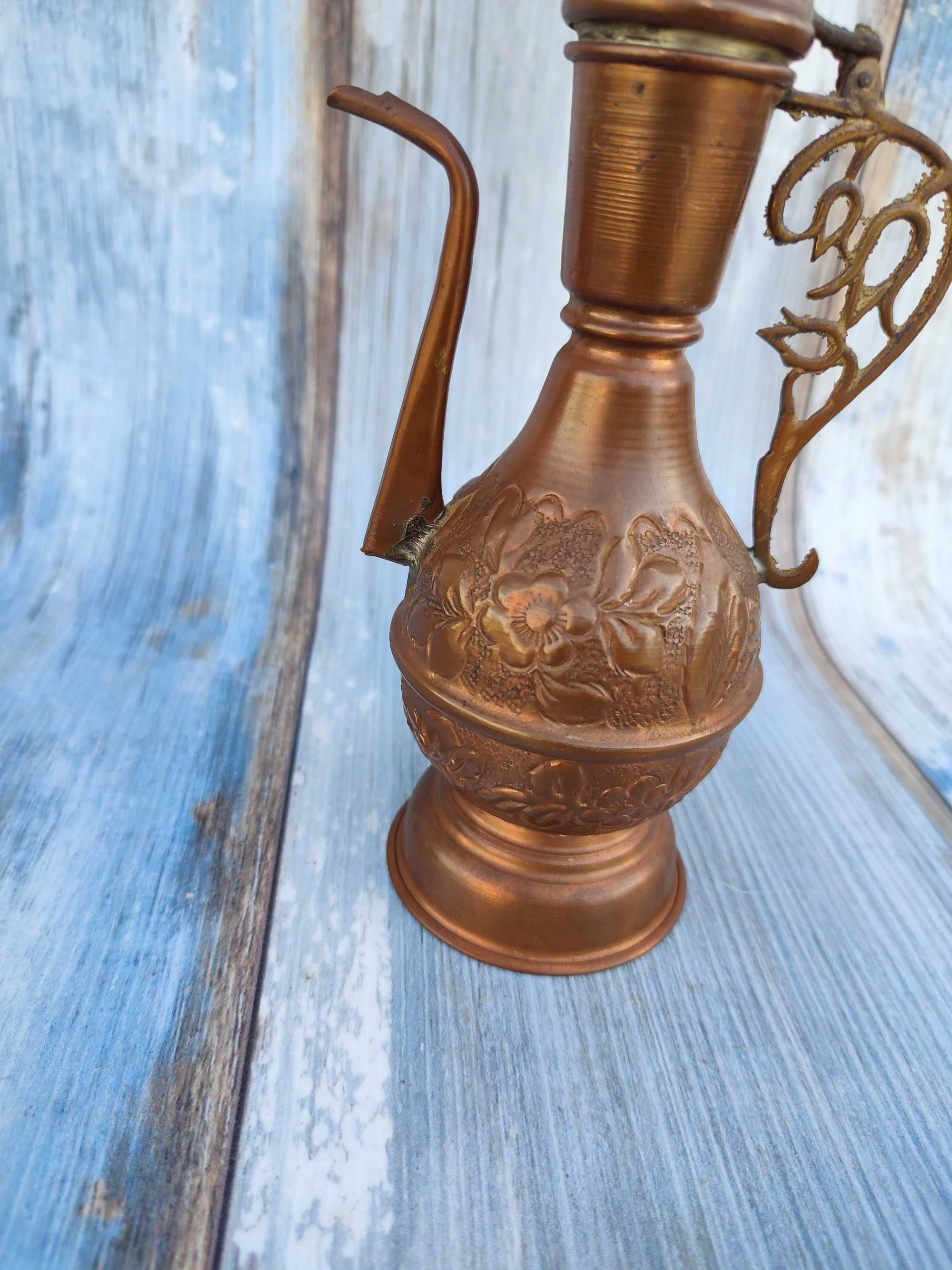 Miedziany dzbanek - vintage - design