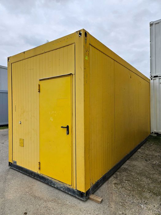 Kontener żółty – Idealny na szatnie jak i biuro budowy!