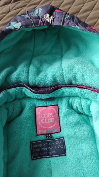 Kombinezon zimowy dla dziewczynki 86