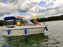 Jacht Motorowy LAOS 540 , łódź bez Patentu, pilothouse, łódka, kabina