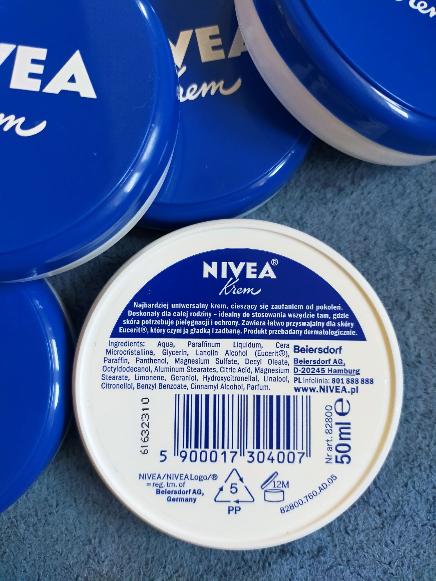 16 SZTUK DOSTĘPNYCH Krem uniwersalny Nivea 50ml