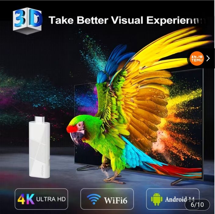 Приставка H96 MAX RK3518 Android 14.0 ТВ-стік 4K 60fps