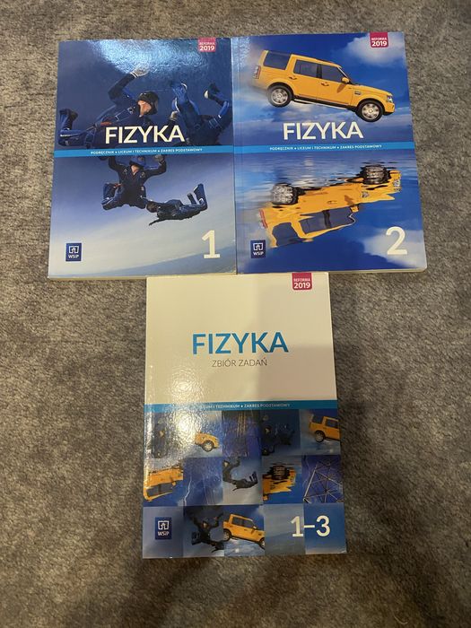 Fizyka Wsip klasa pierwsza i druga podstawa podręcznik i zbiór zadań