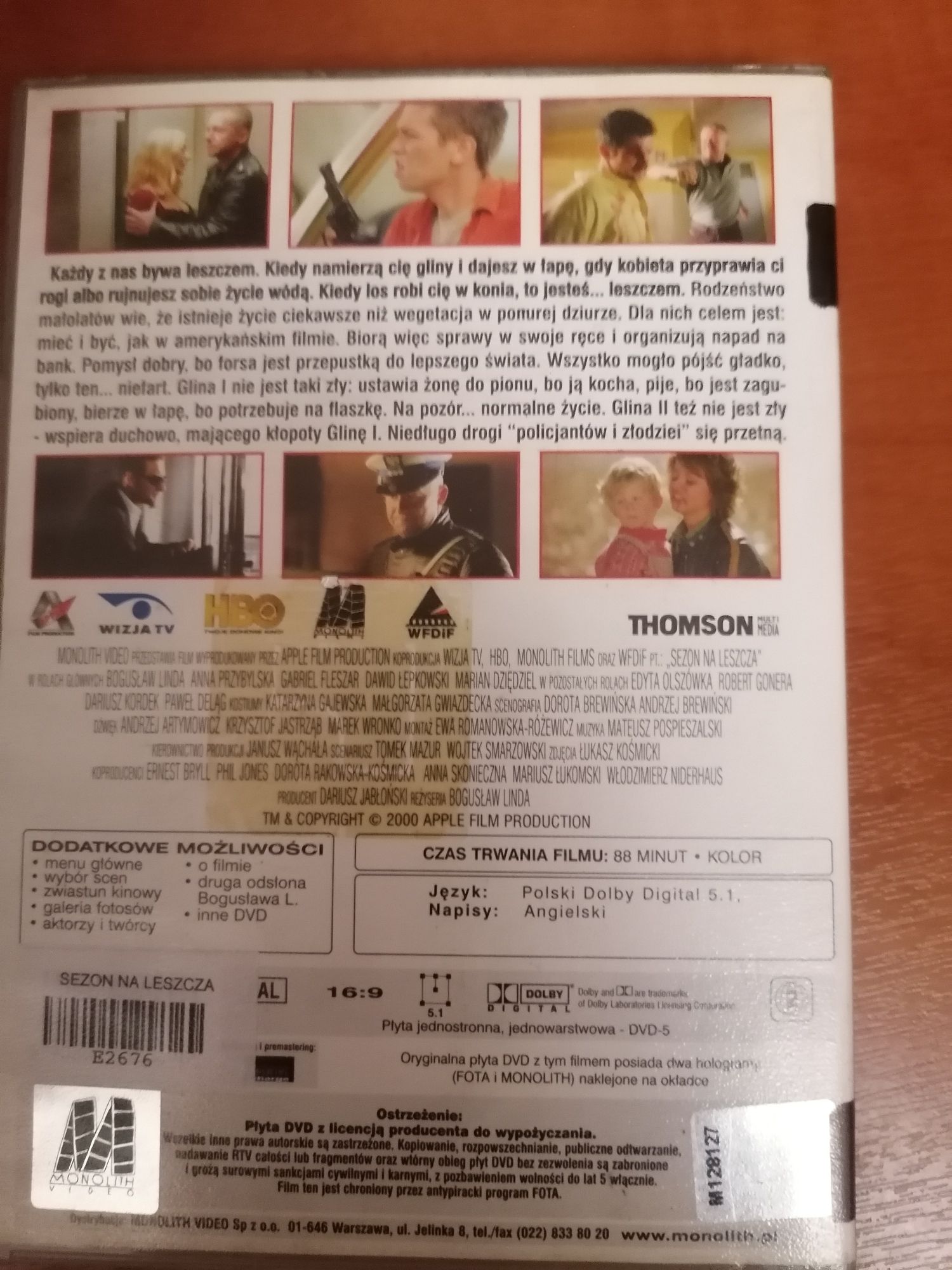 Film na dvd Sezon na leszcza